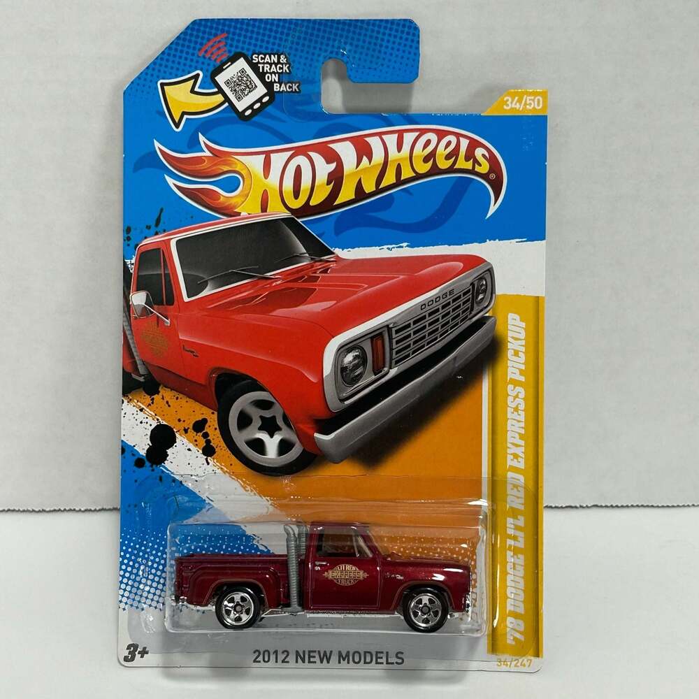 Hot Wheels 2012 New Models '78 Dodge Li'l Red Express Pickup